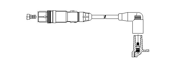 BREMI Провод зажигания 199R59