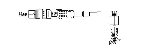 BREMI Провод зажигания 1A25E95