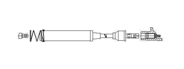 BREMI Провод зажигания 318/80