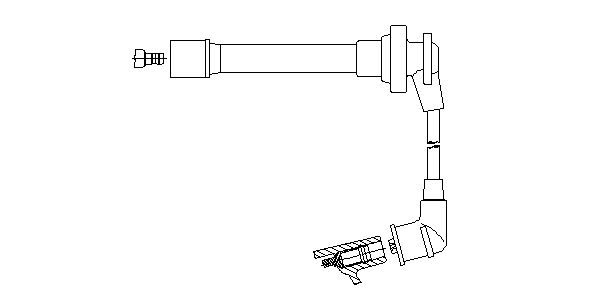 BREMI Провод зажигания 718/65