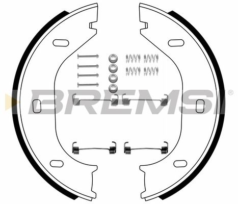 BREMSI Комплект тормозных колодок, стояночная тормозная с GF0001-1