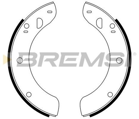 BREMSI Комплект тормозных колодок GF0053