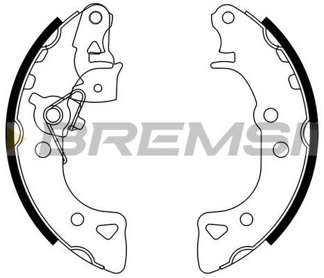 BREMSI Комплект тормозных колодок GF0103-1
