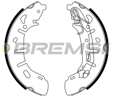 BREMSI Комплект тормозных колодок GF0148