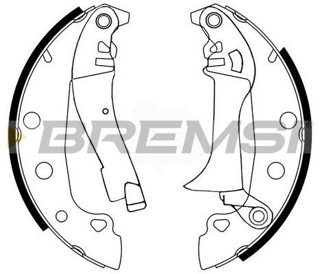 BREMSI Комплект тормозных колодок GF0150