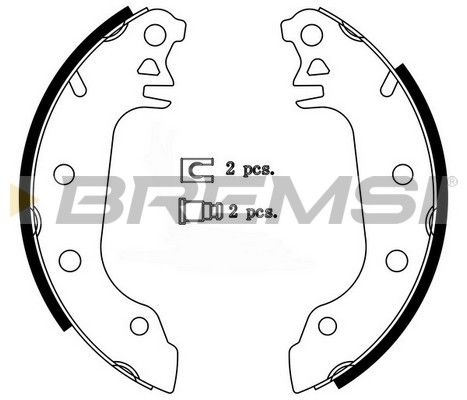 BREMSI Комплект тормозных колодок GF0191
