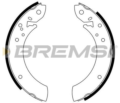 BREMSI Комплект тормозных колодок GF0194
