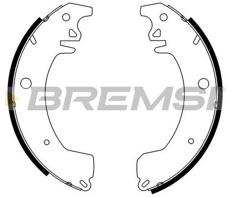 BREMSI Комплект тормозных колодок GF0410