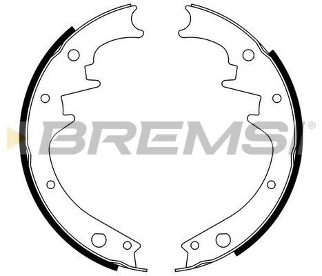BREMSI Комплект тормозных колодок GF0422