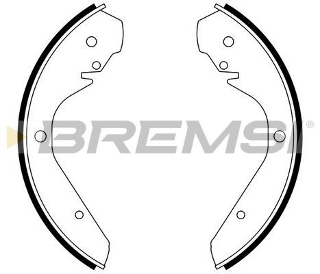 BREMSI Комплект тормозных колодок GF0538