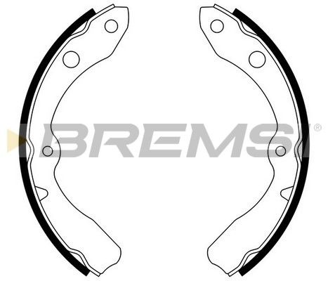 BREMSI Комплект тормозных колодок GF0668