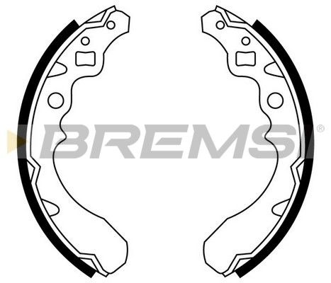 BREMSI Комплект тормозных колодок GF0670