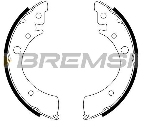 BREMSI Комплект тормозных колодок GF0701