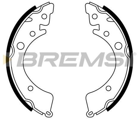 BREMSI Комплект тормозных колодок GF0702