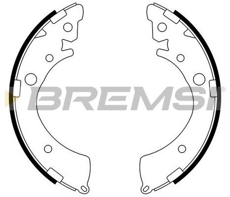 BREMSI stabdžių trinkelių komplektas GF0709