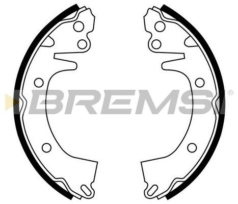 BREMSI Комплект тормозных колодок GF0732