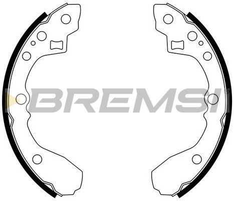 BREMSI Комплект тормозных колодок GF0778