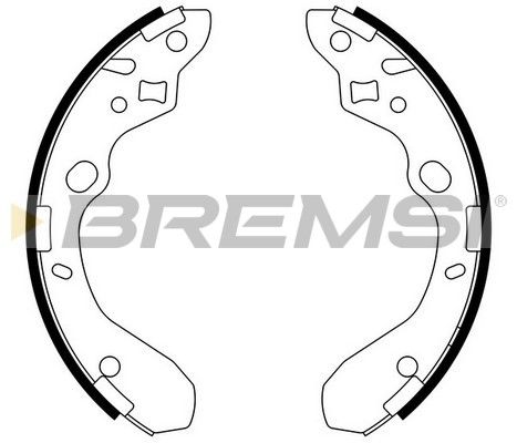 BREMSI Комплект тормозных колодок GF0792