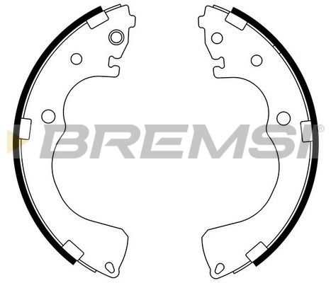 BREMSI Комплект тормозных колодок GF0795