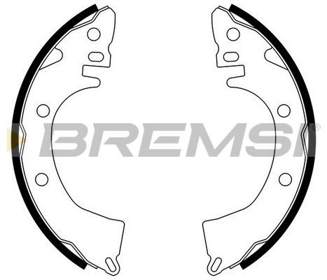 BREMSI Комплект тормозных колодок GF0810