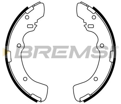 BREMSI Комплект тормозных колодок GF0819