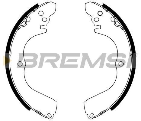BREMSI Комплект тормозных колодок GF0827