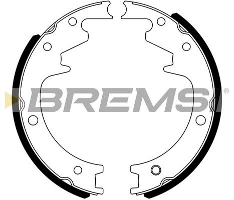 BREMSI Комплект тормозных колодок GF0835