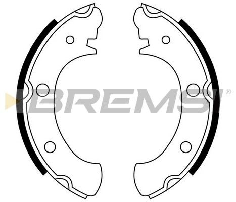 BREMSI Комплект тормозных колодок GF0880