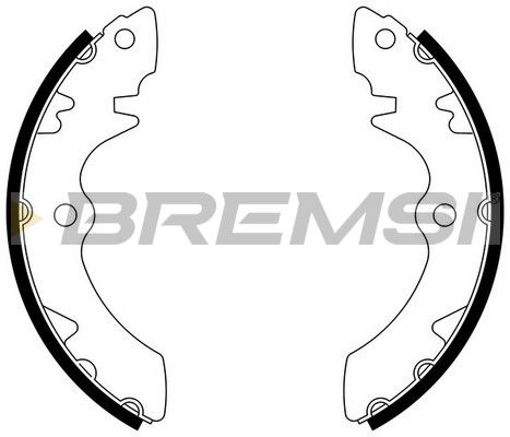 BREMSI Комплект тормозных колодок GF0905