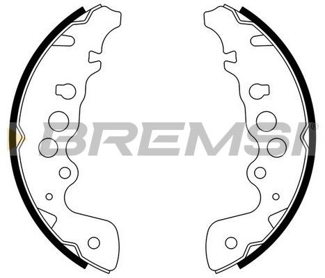 BREMSI Комплект тормозных колодок GF0913