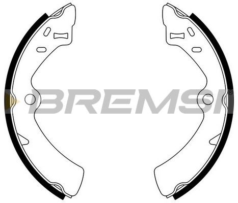 BREMSI Комплект тормозных колодок GF0916