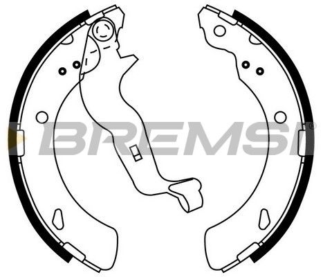 BREMSI Комплект тормозных колодок GF0922