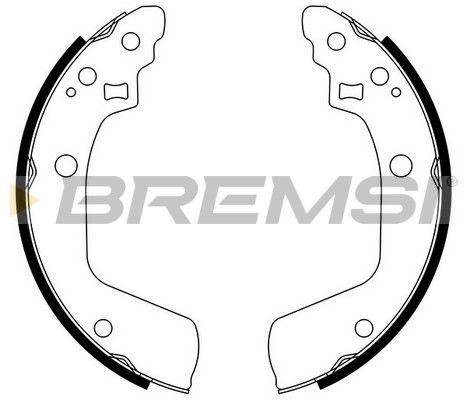 BREMSI Комплект тормозных колодок GF0927