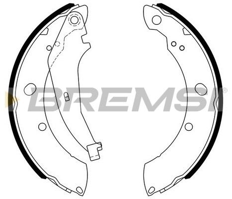 BREMSI Комплект тормозных колодок GF4810