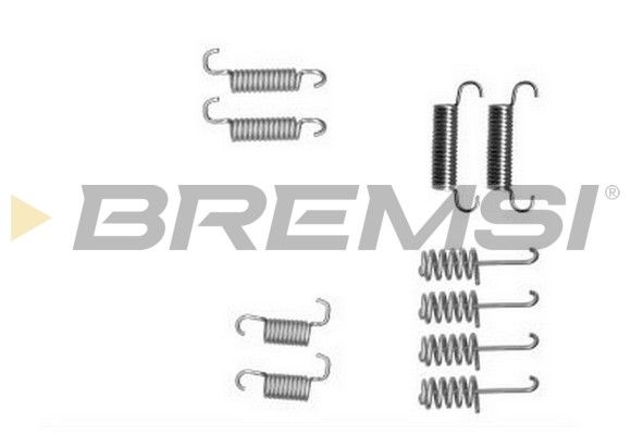 BREMSI Комплектующие, тормозная колодка SK0004