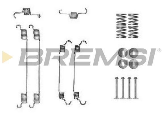 BREMSI priedų komplektas, stabdžių trinkelės SK0034