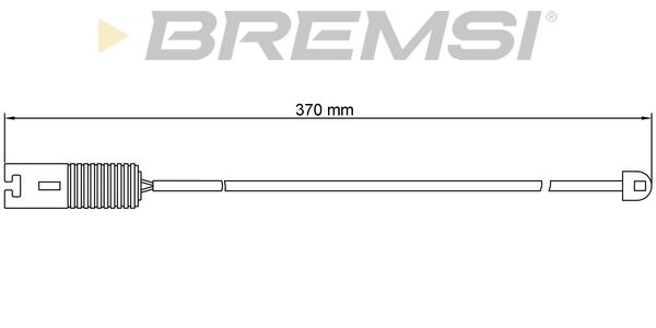 BREMSI Сигнализатор, износ тормозных колодок WI0528