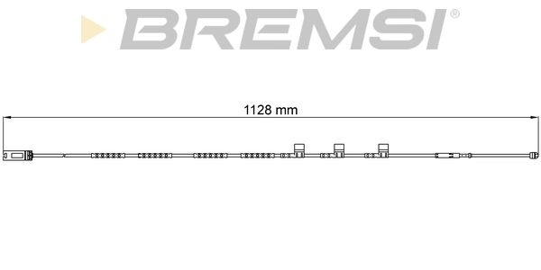 BREMSI įspėjimo kontaktas, stabdžių trinkelių susidėvėjim WI0701