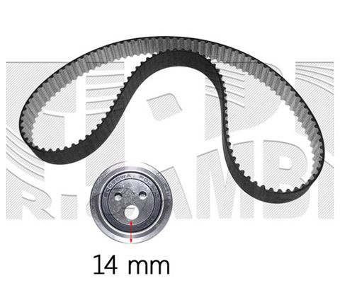 CALIBER paskirstymo diržo komplektas 0590KR