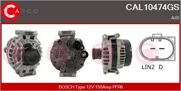 CASCO kintamosios srovės generatorius CAL10474GS