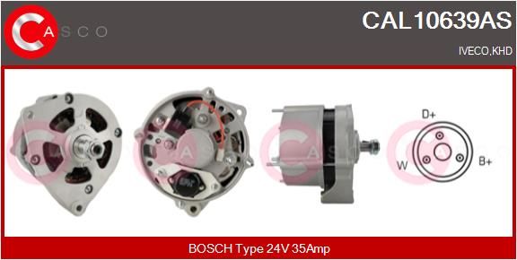 CASCO kintamosios srovės generatorius CAL10639AS