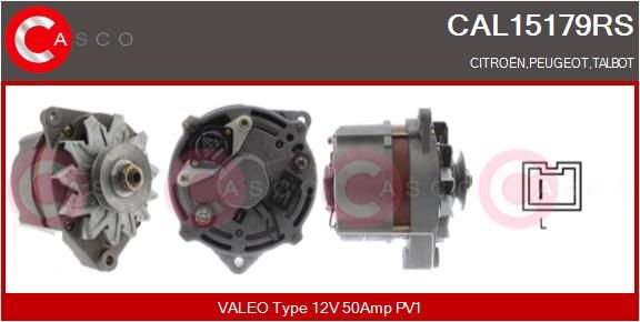 CASCO kintamosios srovės generatorius CAL15179RS
