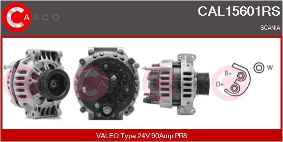 CASCO kintamosios srovės generatorius CAL15601RS