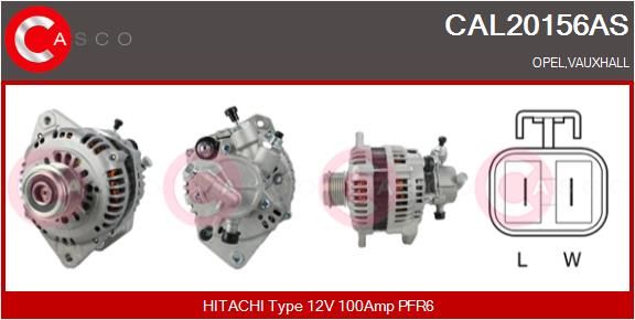 CASCO kintamosios srovės generatorius CAL20156AS