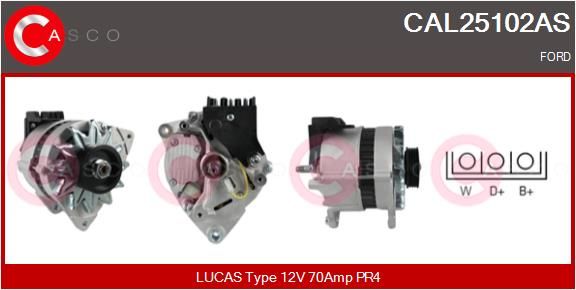 CASCO kintamosios srovės generatorius CAL25102AS