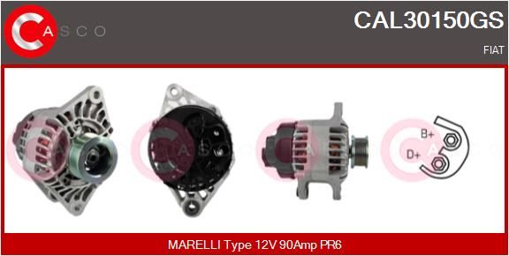 CASCO kintamosios srovės generatorius CAL30150GS