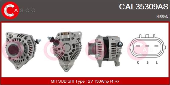 CASCO kintamosios srovės generatorius CAL35309AS