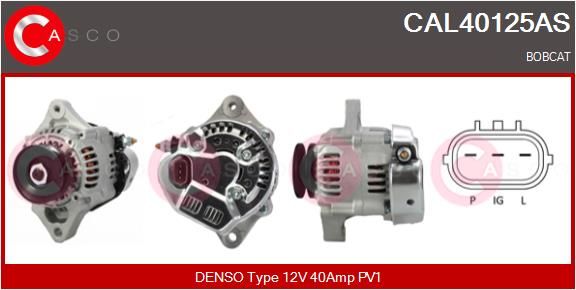 CASCO kintamosios srovės generatorius CAL40125AS