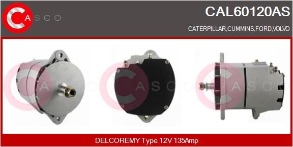 CASCO kintamosios srovės generatorius CAL60120AS