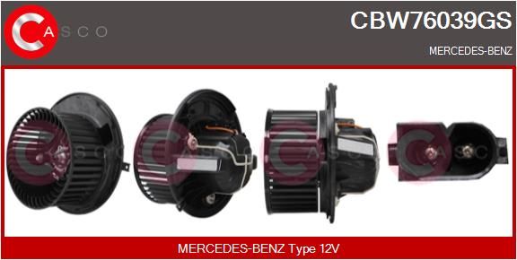 CASCO vidaus pūtiklis CBW76039GS